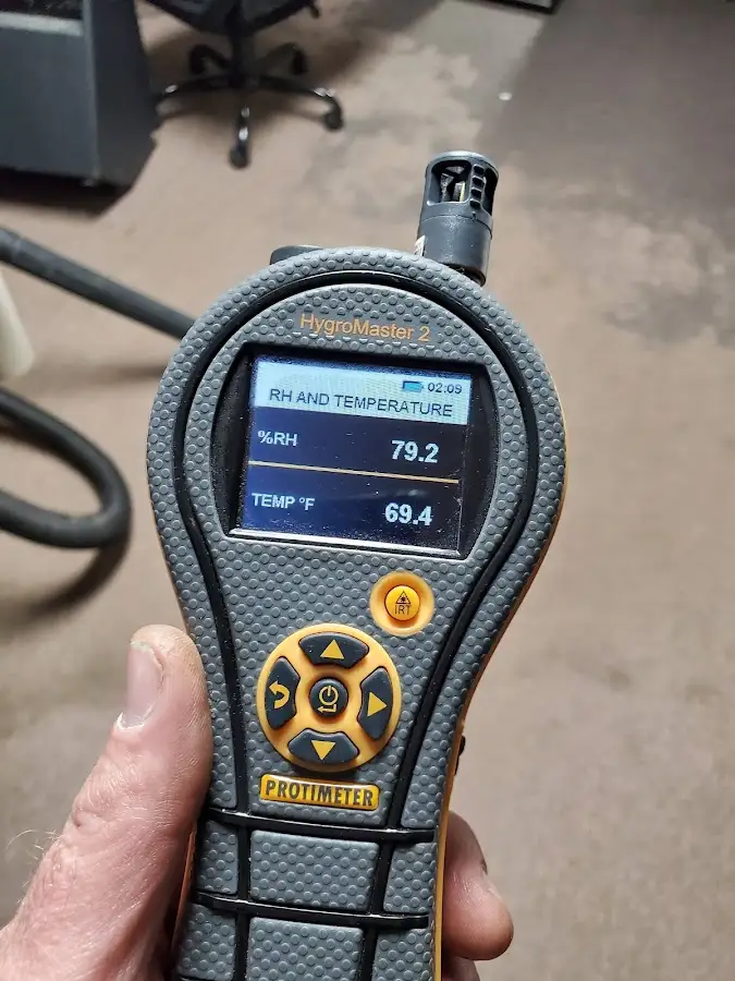Moisture meter humidity assessment for Fire & Smoke Damage Restoration in Sharon